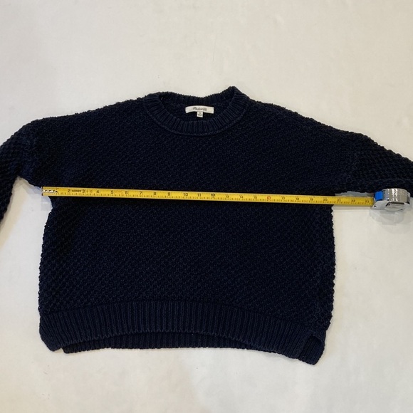 Madewell Navy French Quarter Pullover Sweater Size XS - Picture 12 of 13